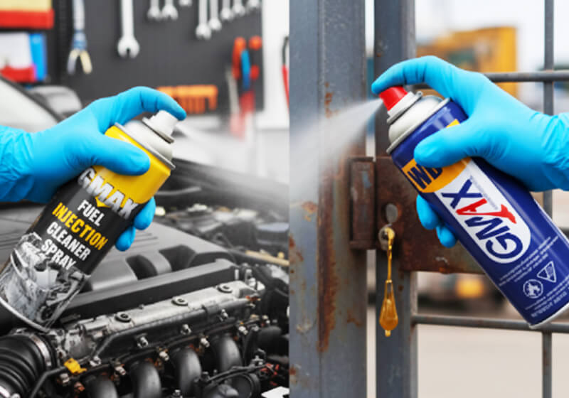 انژکتوزشور و wd40