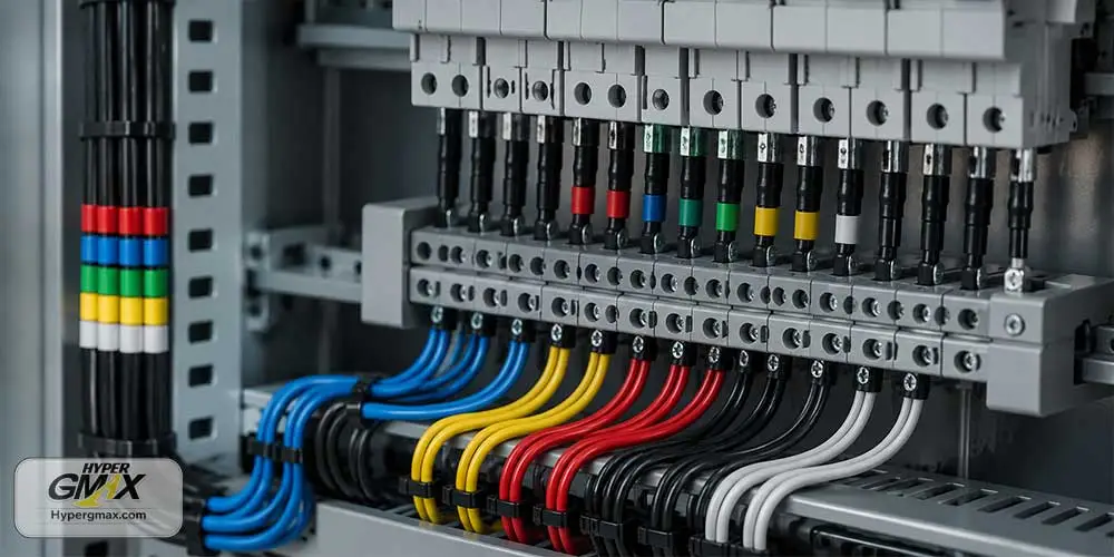 نوار چسب برق رنگی برای تفکیک سیم و کابل