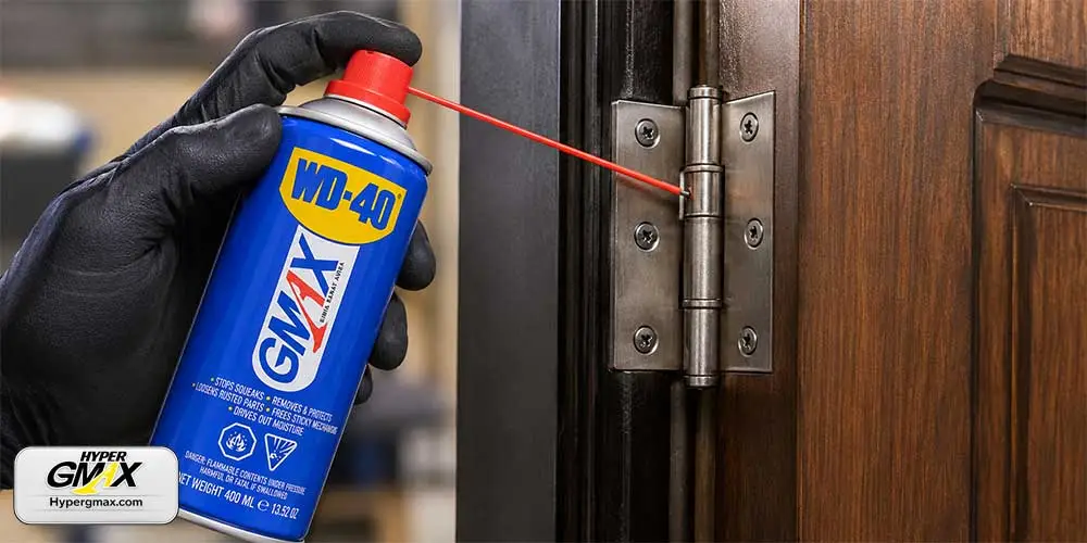 استفاده صحیح از اسپری WD-40 برای روانکاری لولای فلزی
