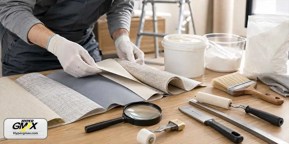 انتخاب چسب مناسب برای کاغذ دیواری کاغذی، نانوون و وینیل